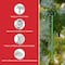 Scentsicles Scented Ornament Stick White Winter Fir, Snowberry Pine and Icicles on Spruce Sticks, 3 Pack of 6